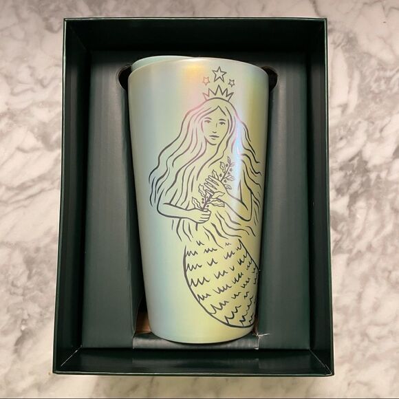Starbucks 50th Anniversary Ceramic 12 oz. Tumbler Mermaid - Picture 1 of 4
